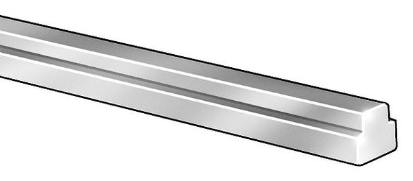 Step Key Stock 2, 1/4 in Top W, 1/8 in Top Step H, 3/8 in Bottom W, 3/16 in Lower Step H