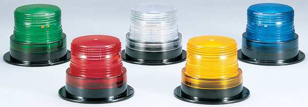 Low Profile Warning Light, Strobe, Red