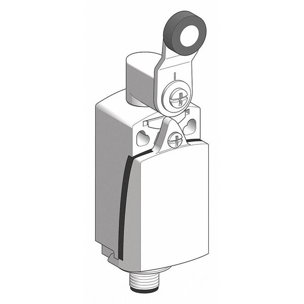 Limit Switch, Roller Lever, Rotary, 1NC/1NO, 4A @ 240V AC