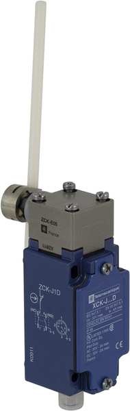 Heavy Duty Limit Switch, Adjustable Rod, Rotary, 1NC/1NO