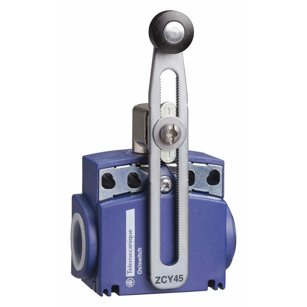 Limit switch, Roller Lever, Rotary, 1NC/1NO, 10A @ 240V AC