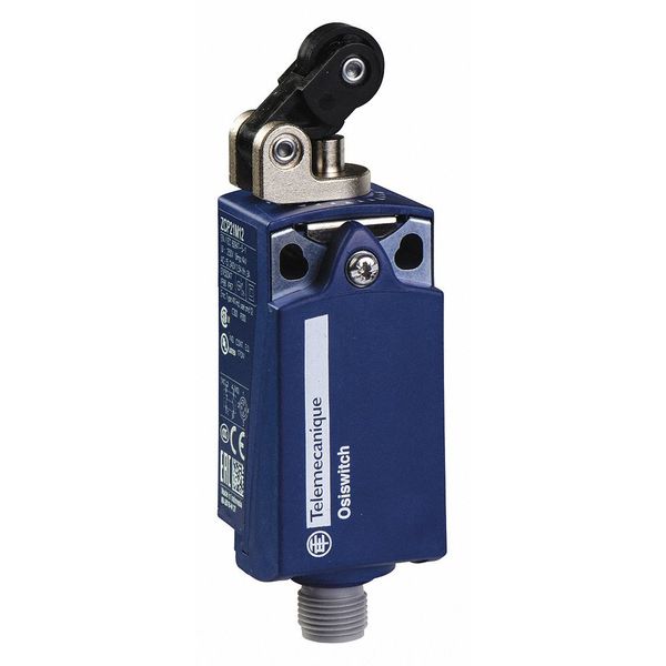 Limit Switch, Plunger, Roller Lever, 1NC/1NO, 3A @ 240V AC