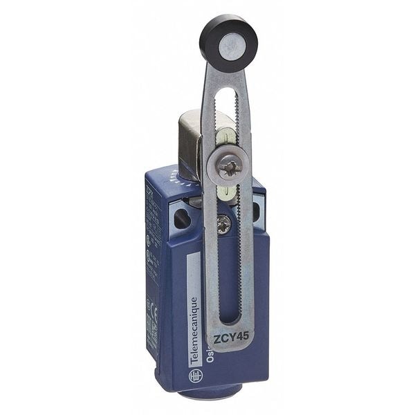 Limit Switch, Adjustable Roller Lever, Rotary, 1NC/1NO, 10A @ 240V AC