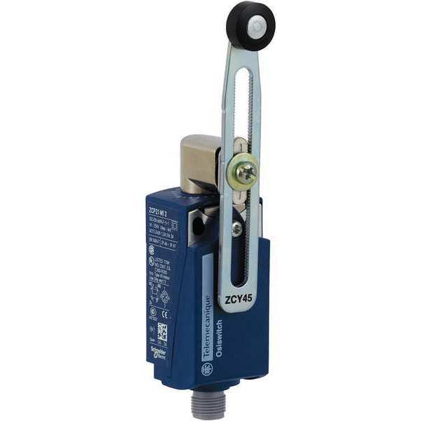 Limit Switch, Adjustable Roller Lever, Rotary, 1NC/1NO, 3A @ 240V AC