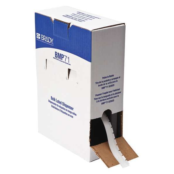 Label Cartridge, White, Polyester