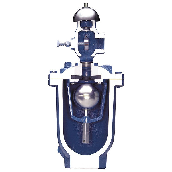 Air Vac Valve, FNPT, 3 x 3, CI