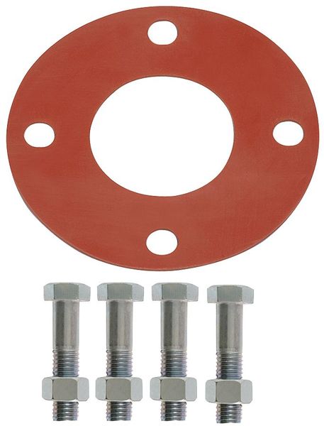 Gasket, Full Face, 3 In, 1/8 In Thick, SBR