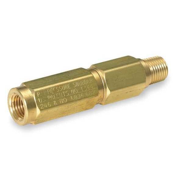 Snubber, Pressure, Piston, 1/2 In, Brass