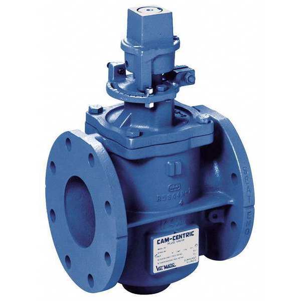 Plug Valve, 2 1/2 In, Nut Operated, CI