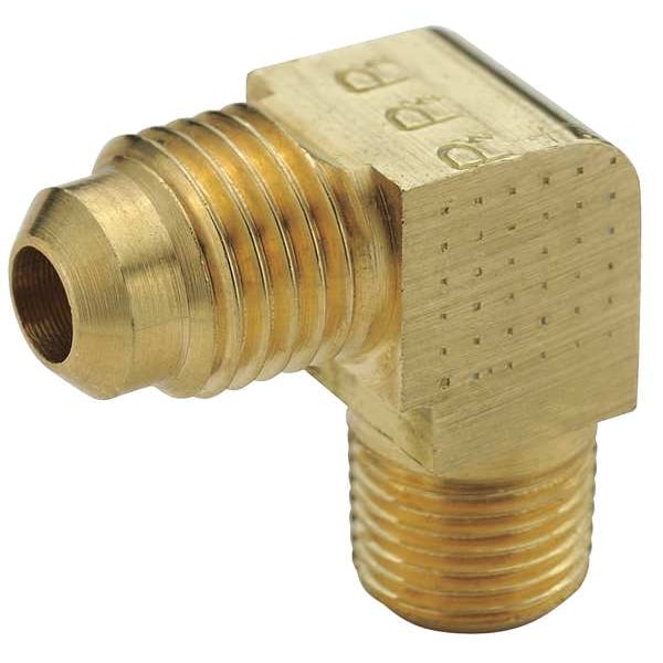 Male Elbow 45 deg., Brass, Flare, PK10