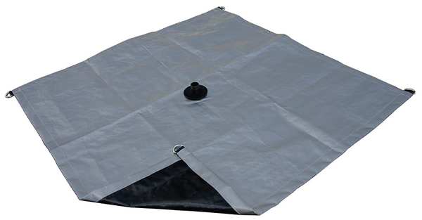 Tarp, Drainage, Polyethylene, 7x7Ft