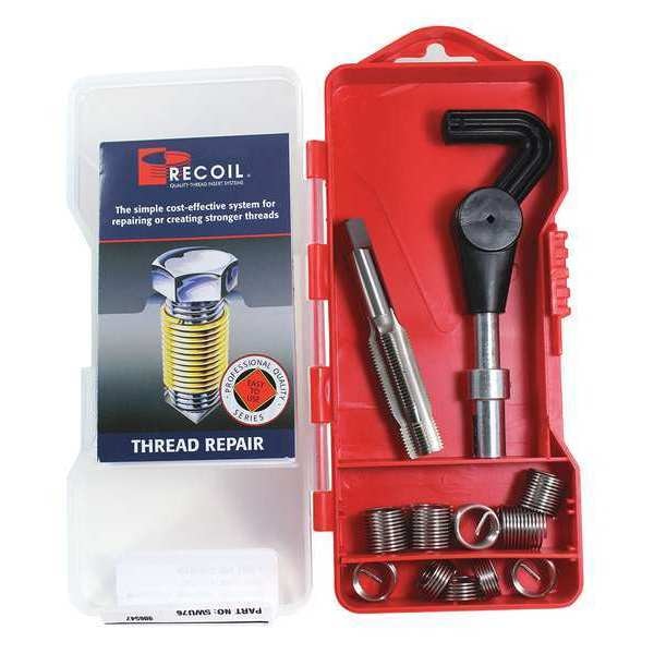 Free-Running Helical Insert Repair Kit, Helical Inserts, M14-1.25, Plain 18-8 Stainless Steel