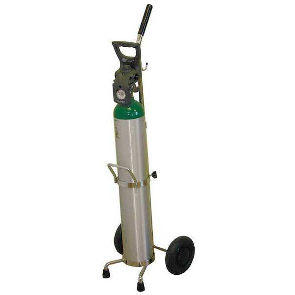 Cylinder Trolley, 38 In. H, 100 lb.