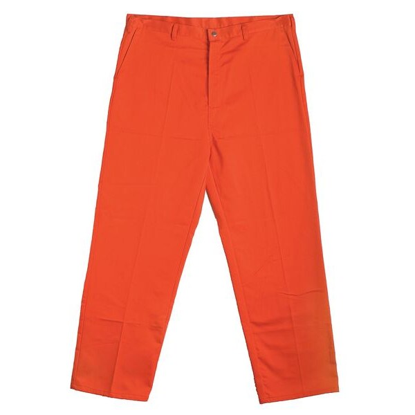 Flame-Retardant Treated Cotton Pants, Orange, 3XL