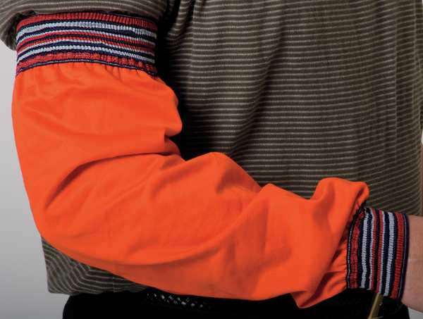 Flame-Retardant Treated Cotton Sleeves, 18 In, Org, PR