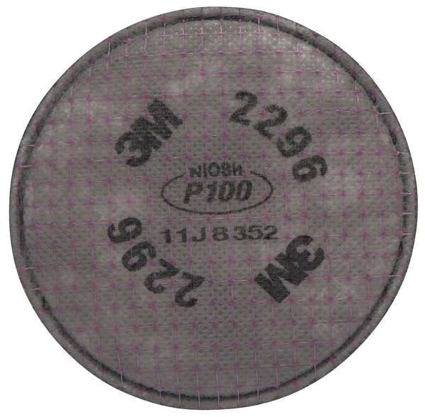 Filter, Bayonet, P100, Nuisance Level AG, Magenta, 2 PK, NIOSH