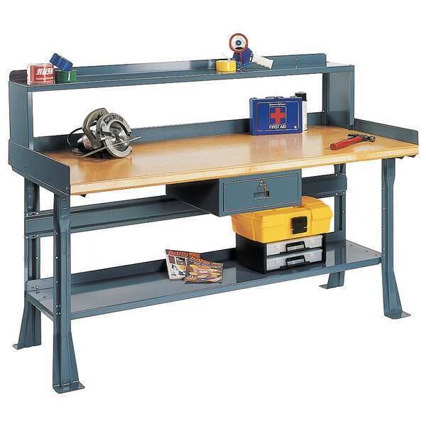 Shelf Riser, 60 W x 10 D x 12 in. H, Gray