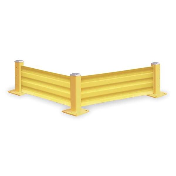 Guard Post, Corner, Single, H18 1/2In