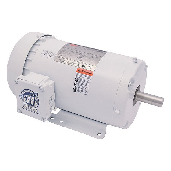 Washdown Mtr, 3 Ph, TEFC, 1-1/2 HP, 1750 rpm