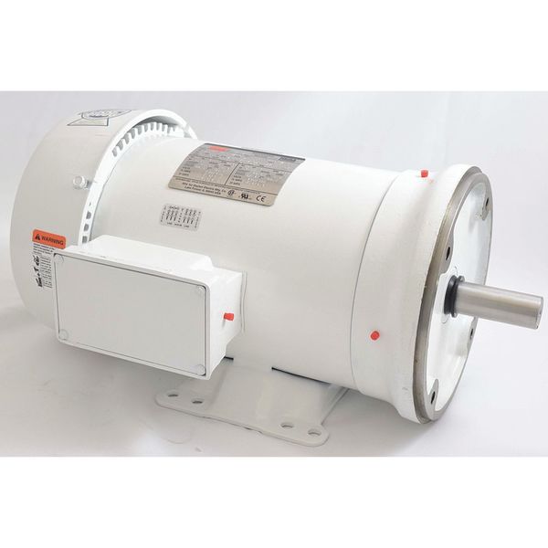 Washdown Motor, 3 Ph, TEFC, 3 HP, 3510 rpm