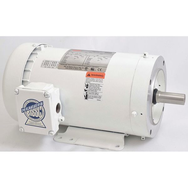Washdown Motor, 3 Ph, TEFC, 2 HP, 1745 rpm