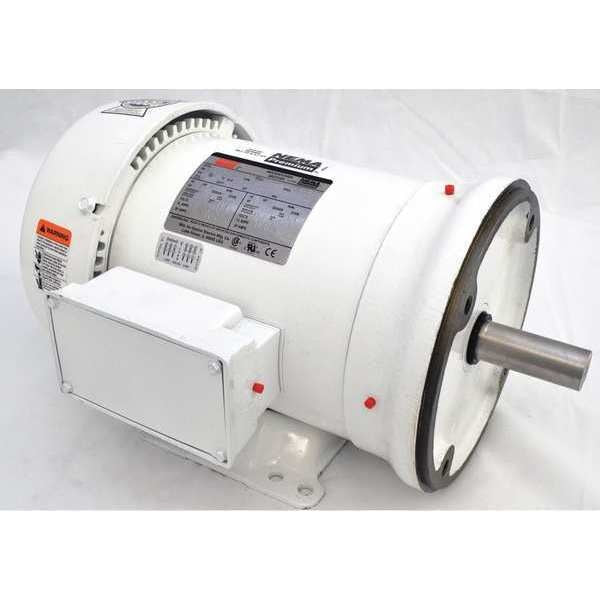 Washdown Motor, 3 Ph, TEFC, 5 HP, 1760 rpm