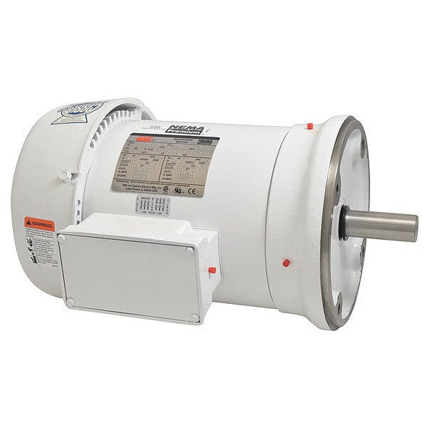 Washdown Motor, 3 Ph, TEFC, 5 HP, 3525 rpm