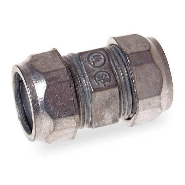Coupling, Compression, Steel, 1 1/4 In