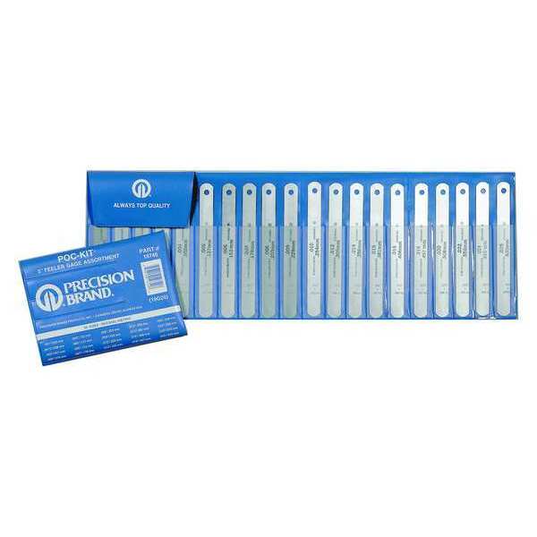 Feeler Gage Set, High Carbon Spring Steel, 20PC