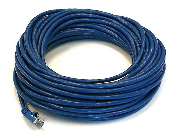 Ethernet Cable, Cat 6, Blue, 50 ft.