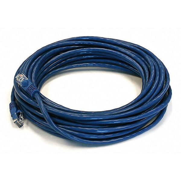 Ethernet Cable, Cat 6, Blue, 30 ft.