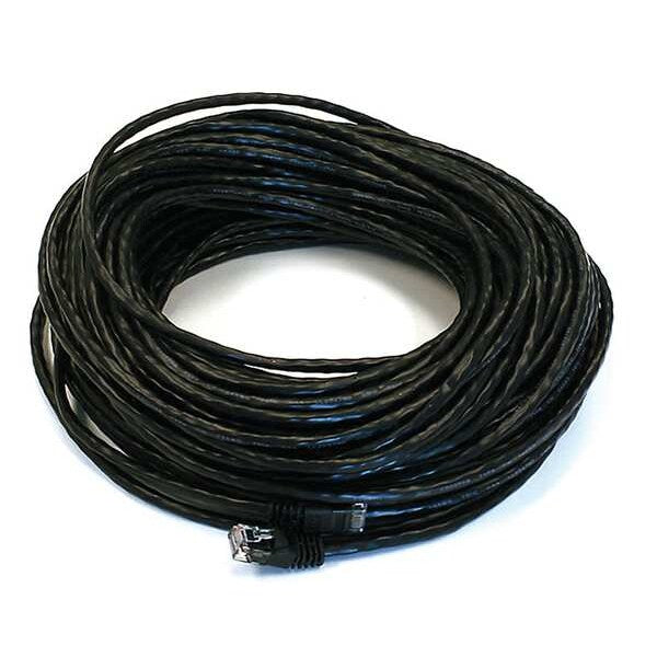 Ethernet Cable, Cat 6, Black, 100 ft.
