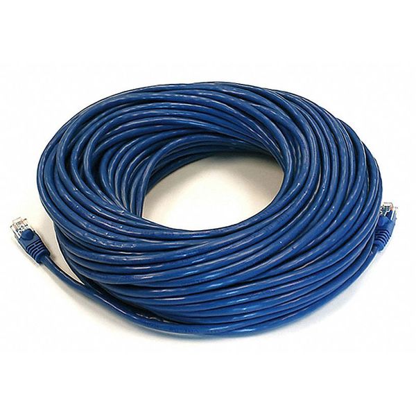 Ethernet Cable, Cat 6, Blue, 100 ft.
