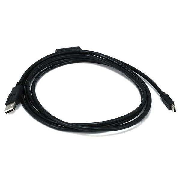 USB 2.0 Cable, 6 ft.L, Black