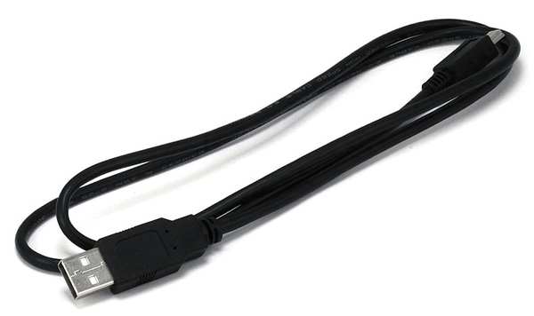 USB 2.0 Cable, 3 ft.L, Black