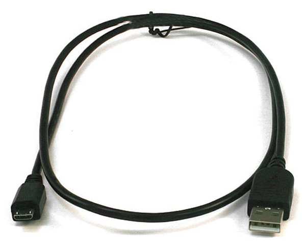 USB 2.0 Cable, 3 ft.L, Black