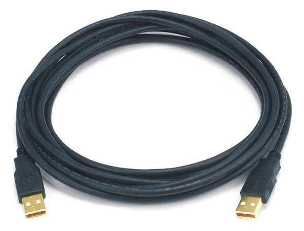 USB 2.0 Cable, 15 ft.L, Black