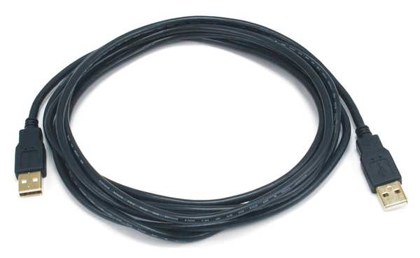 USB 2.0 Cable, 6 ft.L, Black