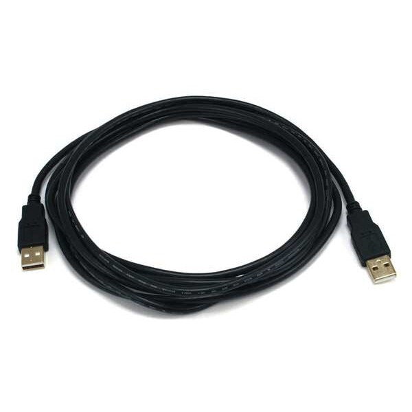 USB 2.0 Cable, 10 ft.L, Black