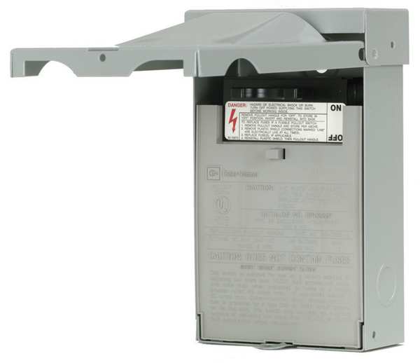 Nonfusible Air Conditioning Disconnect Switch, 60 A, 240V AC, 2 pole, NEMA 3R