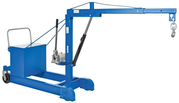 Mobile Floor Crane, Counter Balance, 500Lb