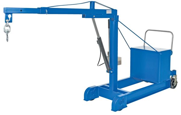 Mobile Floor Crane, Counter Balance, 500Lb