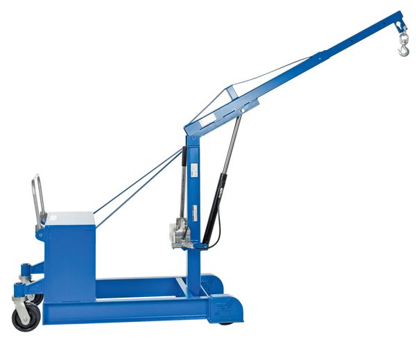 Mobile Floor Crane, Counter Balance, 500Lb