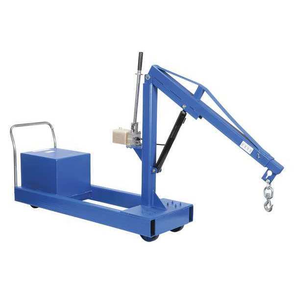 Mobile Floor Crane, Counter Balance, 500Lb