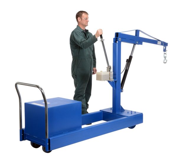 Mobile Floor Crane, CounterBalance, 1000Lb