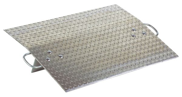 Dockplate, Aluminum, 700 lb, 24 x 36 In