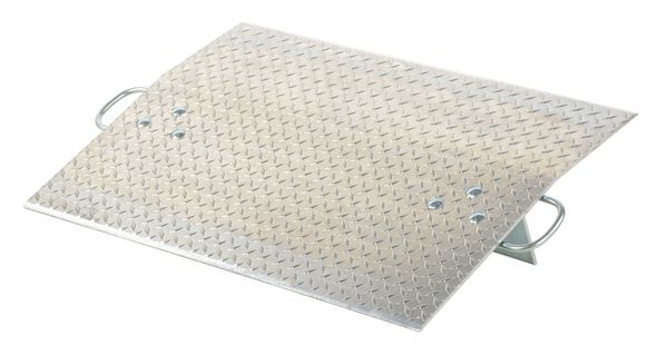 Dockplate, Aluminum, 700 lb, 24 x 36 In