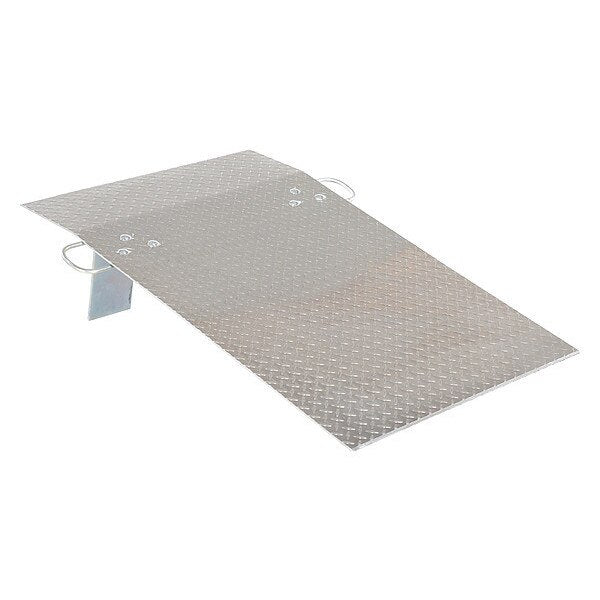 Dockplate, Aluminum, 500 lb, 48 x 30 In