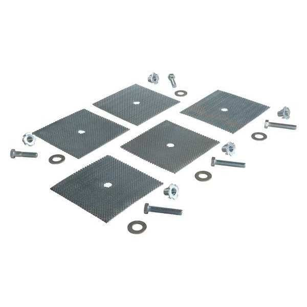 Speed Bump Glue Down Kit, Stainless Steel, Steel, Silver