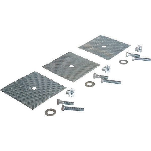 Speed Bump Glue Down Kit, Stainless Steel, Steel, Silver